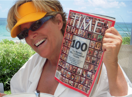 Suze Orman at the Beach