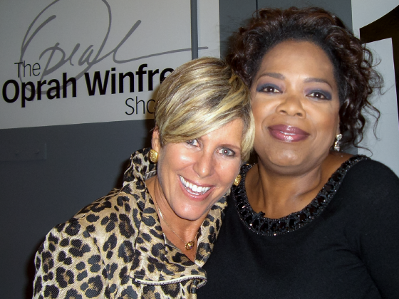 Suze Orman with Oprah Winfrey