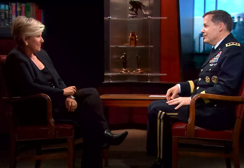 Suze Orman and Chief of US Army Reserve Interview