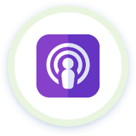 Online podcast icon