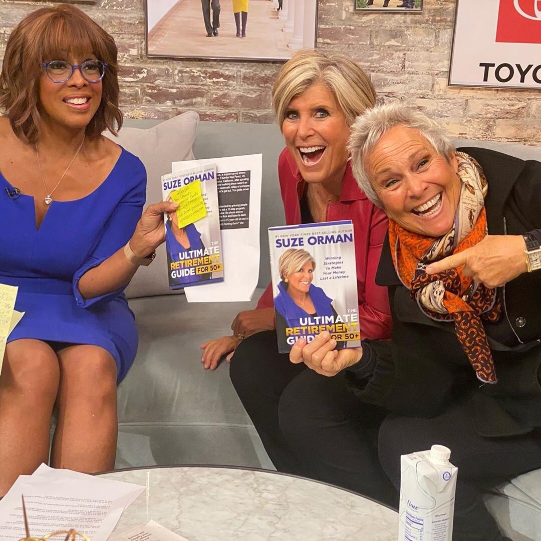 Suze Orman with Book