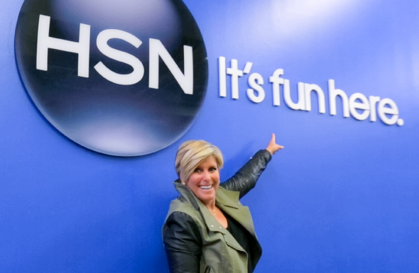 Suze Orman and Home Shopping Network Logo