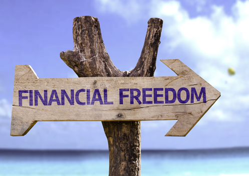 Financial Freedom Arrow