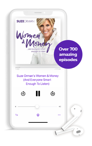 Suze Orman's Women and Money Podcast on iPhone